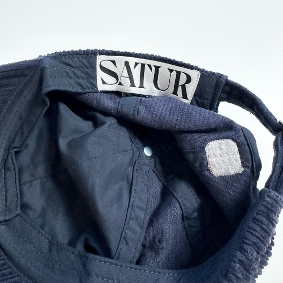 Corduroy Logo Hat by Satur - Korean Streetwear Brand - Picture 3 of 3